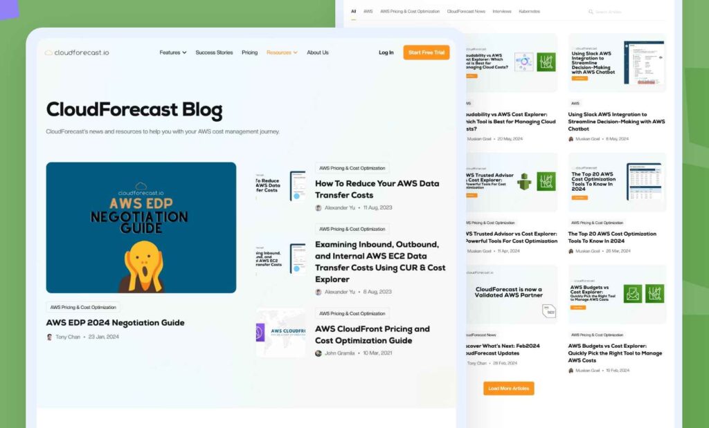 CloudForecast blog page